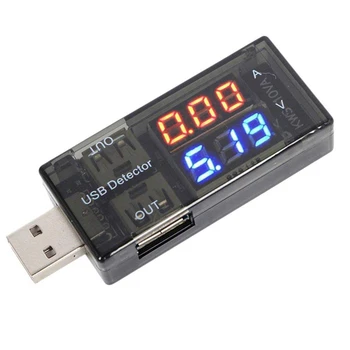 USB-детектор, цифровой мультиметр, измеритель мощности, тестер тока, напряжения, Монитор батареи со светодиодным дисплеем для блока питания