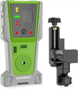 Лазерный Детектор Huepar LR-8RG для Лазерного Уровня, Цифровой Приемник Для Зеленого и Красного Луча, Двусторонние ЖК-Дисплеи и Магнит