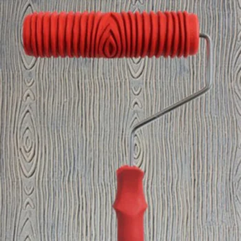 7-дюймовый инструмент для шлифования древесины, валик с текстурным рисунком, роспись стен