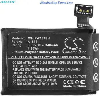 Аккумулятор Cameron Sino 340mAh A1875 для Apple A1861, Watch Series 3 42 мм, Watch Series 3 GPS 42 мм