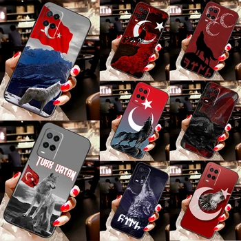 Чехол С флагом Турции Turk Wolf для OPPO A53 2020 A53S A9 A5 A1K A15 A5S A52 A72 A54 A74 A94 Reno 2F 2Z Cover Coque
