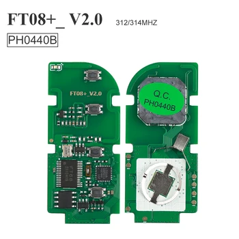 Lonsdor FT08 PH0440B Обновляет Версию FT08-H0440C 312/314 МГц Toyota Smart Key PCB с возможностью Переключения Частоты