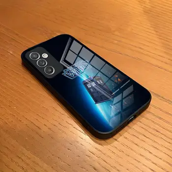 Чехол для телефона Doctor Who Samsung S21 S23 S30 S22 S20 S9 S10E Note 20 10 Ultra Pro Plus из закаленного стекла