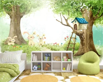 beibehang Пользовательские обои 3d украшение детской комнаты обои Дальновидное искусство Детский сад высококлассная живопись papel de parede
