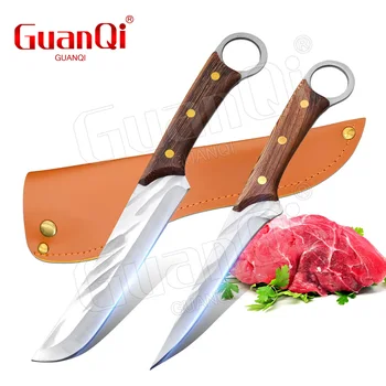 Кухонный нож шеф-повара, обвалочный нож, профессиональные мясницкие ножи, кухонный нож для разделки мяса из нержавеющей стали