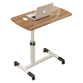Компьютерный стол, домашний прикроватный столик, минималистичный маленький столик, простой складной столик, передвижной прикроватный столик