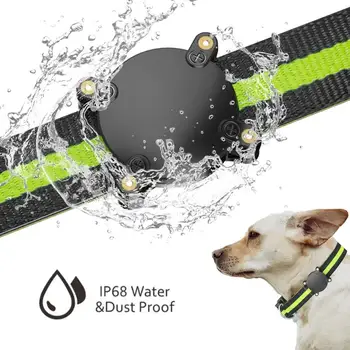 Для Apple AirTag IP68, держатель для ошейника для собак, водонепроницаемый защитный чехол для держателя Airtag для ошейника для гигантских домашних животных, GPS-трекеры, Винтовое хранилище