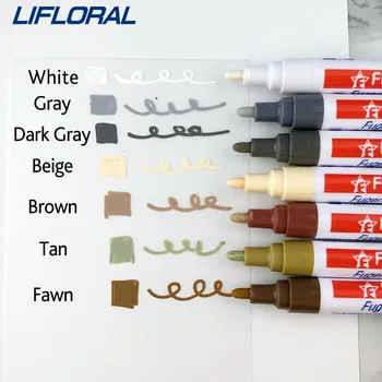 Маркировочная ручка, красочная ручка для затирки плитки, Водостойкий маркер для ремонта плитки, настенная ручка, белый маркер для затирки плитки, покраска пола.