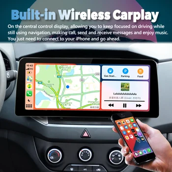 Мультимедийное Головное Устройство Carplay с 12,3-дюймовым Экраном Автомобильный Видеоплеер 2Din Радио Стерео Для Hyundai Creta IX25 2016 2017 Android 12 GPS