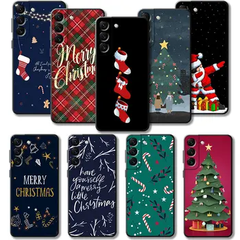 Счастливый Рождественский Чулок Чехол Для Телефона Samsung Galaxy S23 S22 S21 S20 FE Ultra S10 S9 S8 Plus Note 20Ultra 10Plus Чехол