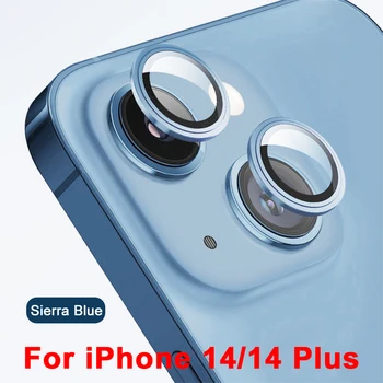 Оригинальная пленка для объектива Eagle Eye для телефона iPhone 14 Plus, металлическая защита объектива камеры для iphone 1, 4, 14plus, HD невидимая пленка для объектива