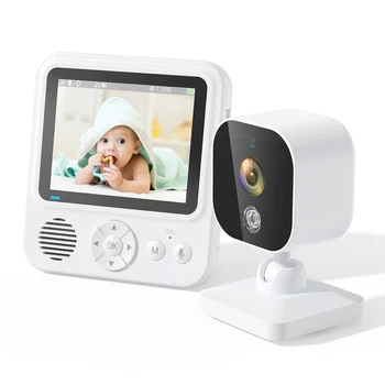 Новый беспроводной цветной умный радионяня с камерой наблюдения, камерой няни, электронным телефоном для кормления плачущих младенцев