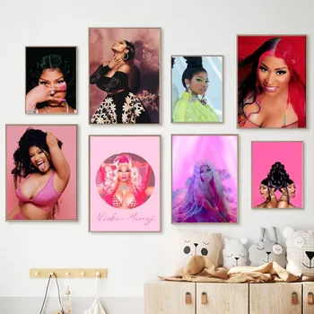 Nicki Minaj Romanreloaded Музыка, постер альбома рэпера, бумага для крафт-бара, винтажная настенная живопись, наклейки для спальни, кабинета