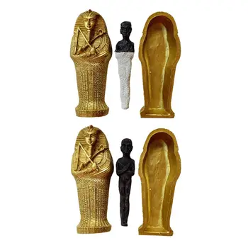 Древнеегипетский гроб, саркофаг, статуэтка мумии для рабочего стола