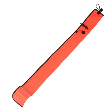 1 М Маркерный Буй для подводного плавания SMB Сигнальная трубка Безопасная Видимость Поплавковая Сигнальная трубка красного цвета