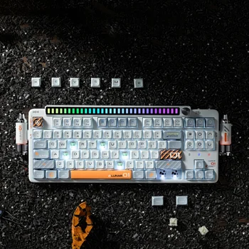 Космический корабль Keysme Настроил Механическую Клавиатуру На Заказ, Беспроводную Bluetooth, Трехрежимную Игру Hot Plug, Офисную Механическую Клавиатуру