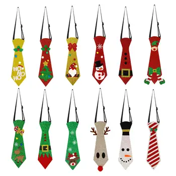 Рождественский галстук, праздничный галстук, праздничная тематика, галстуки, Маскарадные костюмы для тематических вечеринок на карнавале, сценическое представление