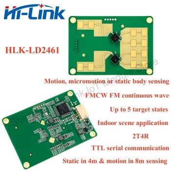 Hilink новый Радиолокационный Модуль HLK-LD246 HLK-LD246 HLK-Hilink new 2T4R на Миллиметровой волне 24G с несколькими Точными целями, Отслеживающими Траекторию Человеческого Восприятия