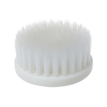 Белая мягкая щетка Dril для головы 60 мм для чистки автомобильных ковров, ткани для ванны, расходных материалов, кляпа