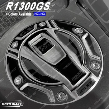 R1300GS Тройная Черная Наклейка На Крышку Топливного Бака 3D Смола Защита Бензобака Наклейки Для BMW R1300GS R 1300 GS R1300 GS 2023 2024