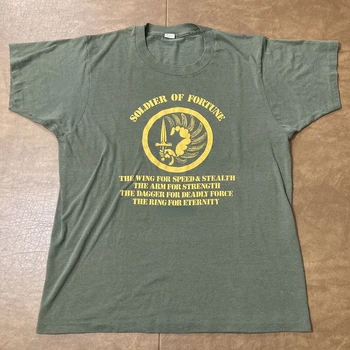 Винтажная футболка французского иностранного легиона 1984 года, мужская футболка в стиле милитари Soldier Of Fortune Army