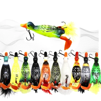 59 мм 14 г Плавающие 3D приманки для ловли утки-самоубийцы для окуня, щуки, реалистичные приманки, Воблеры Whopper, Pesca