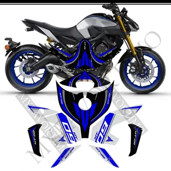 Для Yamaha MT09 MT FZ 09 Наклейки Бак Накладка Протектор Обтекателя Мотоцикл Наклейка На Колено Крыло Лобовое Стекло 2016 2017 2018 2019 2020