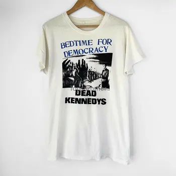 1986 Dead Kennedys Bedtime для винтажной футболки в стиле панк-рок 80-х
