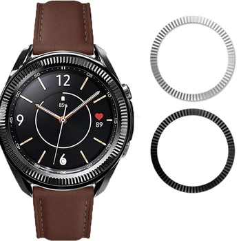 Чехол для умных часов Samsung Galaxy Watch 3 из нержавеющей стали 45 мм 41 мм, кольцо для циферблата, клейкое кольцо для защиты от царапин