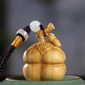Резьба по самшиту все лучшее из хурмы и арахиса китайское украшение подарок на день рождения деревянная ручка для статуй для украшения