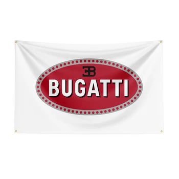 90x150 см Флаг Бугаттис, Напечатанный Полиэстером Автомобильный Баннер Для Декора