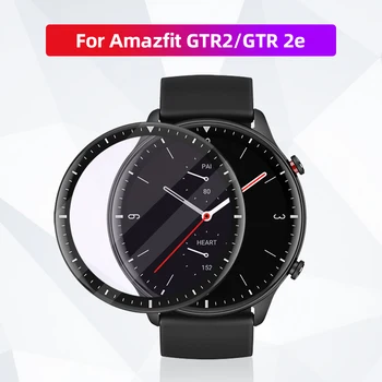 Защитная Пленка Из Мягкого Стекловолокна Для Amazfit GTR 2 GTR 2e GTR2 GTR2e Smart watch Screen Protector Case
