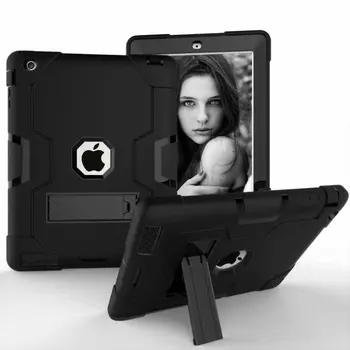 Сверхпрочный Ударопрочный Прочный Защитный чехол-подставка для защиты от падения для iPad 2 3 4 9,7-дюймовый iPad 2, iPad 3rd ge iPad 4