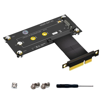 Адаптер PCIE к M.2 NVMe SSD M.2 PCIE 1X разъем PCIExpress M Key Поддержка 2230 H7EC