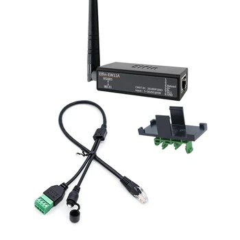 Последовательный порт RS485 К устройству Wifi Серверный модуль Конвертер Elfin-EW11A-0 Передача данных по протоколу Modbus через Wifi