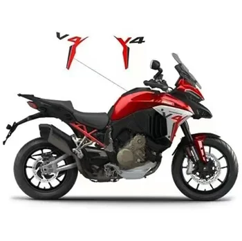 Новый 3D стикер для Ducati Multistrada V4 2021 2022 Боковая наклейка Наклейка топливного бака Передняя наклейка наклейка с логотипом V4