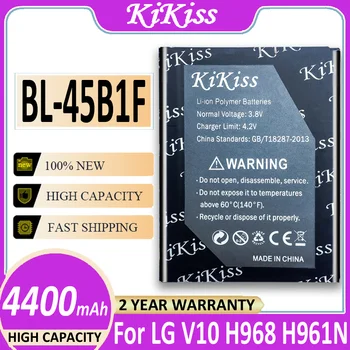 KiKiss Высококачественный Аккумулятор Мобильного телефона BL-45B1F Для LG V10 H961N F600 H900 H901 VS990 H968 BL45B1F 4400 мАч