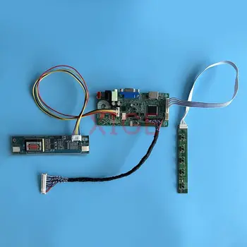 Плата контроллера Драйвера ЖК-экрана Подходит для LM200WD1-TL LTM200KT03 2CCFL Монитора 1600*900 LVDS 30-Контактный HDMI-Совместимый Тестовый комплект VGA DIY Kit
