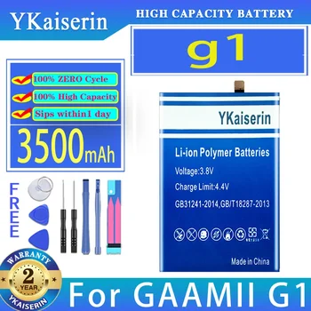 YKaiserin Аккумулятор g1 3500 мАч Для Мобильного Телефона GAAMII G1 Batteria