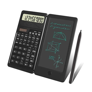 1 шт. Стираемый планшет для письма с научными калькуляторами для школы Back To School черного цвета