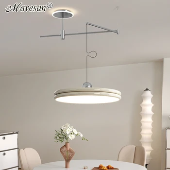 Подвесной светильник для обеденного стола в скандинавском современном стиле с индивидуальным дизайном в стиле Баухауз, подвесной светильник для учебы