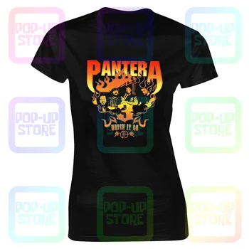 Женская футболка Pantera Watch It Go Aop Band, женская рубашка, редкий тренд, модная уличная одежда, женская футболка