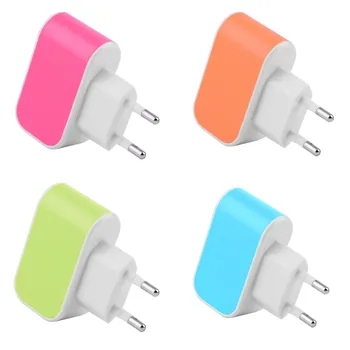 New3 USB Порта Настенный Домашний Дорожный адаптер Переменного тока для зарядного устройства 3.1A EU Plug для iPhone 5 6 для Samsung Galaxy S3 S4 S5 для LG G3 G4