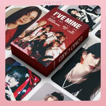 KAZUO 55 Шт. Альбом IVE MINE Lomo Card Kpop Фотокарточки Серия Открыток